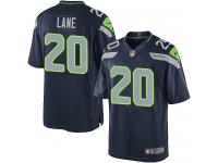 Men Nike NFL Seattle Seahawks #20 Jeremy Lane Home Navy Blue Limited Jersey