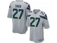 Men Nike NFL Seattle Seahawks #27 Tharold Simon Grey Game Jersey