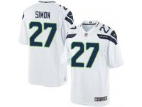 Men Nike NFL Seattle Seahawks #27 Tharold Simon Road White Limited Jersey