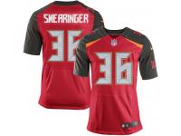 Men Nike NFL Tampa Bay Buccaneers #36 D.J. Swearinger Authentic Elite Home Red Jersey