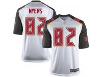 Men Nike NFL Tampa Bay Buccaneers #82 Brandon Myers Road White Limited Jersey