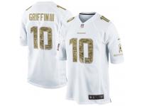 Men Nike NFL Washington Redskins #10 Robert Griffin III White Salute to Service Limited Jersey