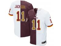 Men Nike NFL Washington Redskins #11 DeSean Jackson Authentic Elite Team Two Tone Jersey