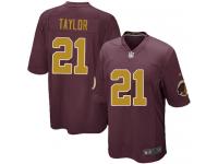 Men Nike NFL Washington Redskins #21 Sean Taylor Burgundy Red 80th Anniversary Limited Jersey