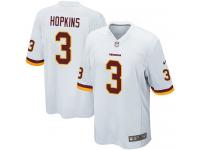 Men Nike NFL Washington Redskins #3 Dustin Hopkins Road White Game Jersey