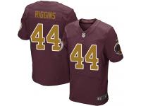 Men Nike NFL Washington Redskins #44 John Riggins Authentic Elite Burgundy Red 80th Anniversary Jersey