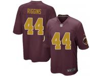 Men Nike NFL Washington Redskins #44 John Riggins Burgundy Red 80th Anniversary Game Jersey