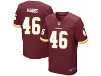 Men Nike NFL Washington Redskins #46 Alfred Morris Authentic Elite Home Burgundy Red Jersey