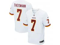 Men Nike NFL Washington Redskins #7 Joe Theismann Authentic Elite Road White Jersey
