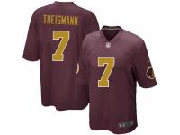 Men Nike NFL Washington Redskins #7 Joe Theismann Burgundy Red 80th Anniversary Limited Jersey