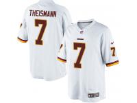 Men Nike NFL Washington Redskins #7 Joe Theismann Road White Limited Jersey