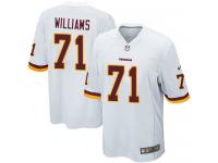 Men Nike NFL Washington Redskins #71 Trent Williams Road White Game Jersey