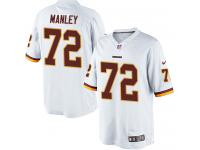 Men Nike NFL Washington Redskins #72 Dexter Manley Road White Limited Jersey