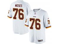 Men Nike NFL Washington Redskins #76 Morgan Moses Road White Limited Jersey