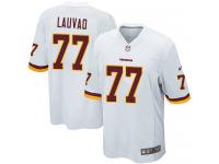 Men Nike NFL Washington Redskins #77 Shawn Lauvao Road White Game Jersey