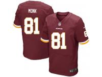 Men Nike NFL Washington Redskins #81 Art Monk Authentic Elite Home Burgundy Red Jersey