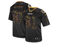 Men Nike NFL Washington Redskins #81 Art Monk Black Camo Fashion Limited Jersey