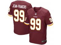 Men Nike NFL Washington Redskins #99 Ricky JeanFrancois Authentic Elite Home Burgundy Red Jersey