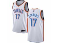 Men Nike Oklahoma City Thunder #17 Dennis Schroder White NBA Jersey - Association Edition