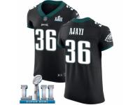Men Nike Philadelphia Eagles #36 Jay Ajayi Black Vapor Untouchable Elite Player Super Bowl LII NFL Jersey