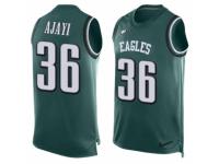 Men Nike Philadelphia Eagles #36 Jay Ajayi Midnight Green Player Name & Number Tank Top NFL Jersey