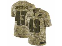 Men Nike Philadelphia Eagles #43 Darren Sproles Limited Camo 2018 Salute to Service NFL Jersey