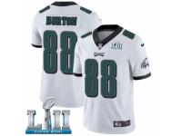 Men Nike Philadelphia Eagles #88 Trey Burton White Vapor Untouchable Limited Player Super Bowl LII NFL Jersey
