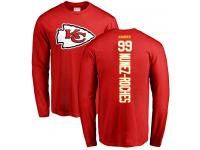 Men Nike Rakeem Nunez-Roches Red Backer - NFL Kansas City Chiefs #99 Long Sleeve T-Shirt