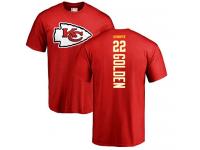 Men Nike Robert Golden Red Backer - NFL Kansas City Chiefs #22 T-Shirt