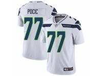 Men Nike Seattle Seahawks #77 Ethan Pocic White Vapor Untouchable Limited Player NFL Jersey