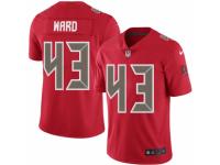 Men Nike Tampa Bay Buccaneers #43 T.J. Ward Limited Red Rush Vapor Untouchable NFL Jersey