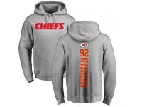 Men Nike Tanoh Kpassagnon Ash Backer - NFL Kansas City Chiefs #92 Pullover Hoodie