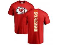 Men Nike Tanoh Kpassagnon Red Backer - NFL Kansas City Chiefs #92 T-Shirt