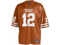 Men Nike Texas Longhorns #12 Colt McCoy Orange Authentic NCAA Jersey