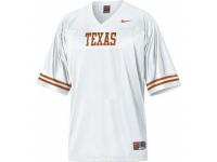 Men Nike Texas Longhorns Blank White Authentic NCAA Jersey