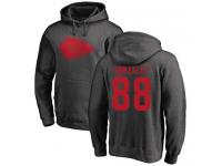 Men Nike Tony Gonzalez Ash One Color - NFL Kansas City Chiefs #88 Pullover Hoodie