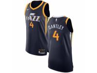 Men Nike Utah Jazz #4 Adrian Dantley Navy Blue Road NBA Jersey - Icon Edition