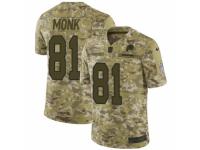 Men Nike Washington Redskins #81 Art Monk Burgundy Limited Camo 2018 Salute to Service NFL Jersey