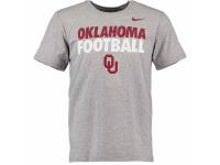 Men Oklahoma Sooners Nike Practice T-Shirt - Gray