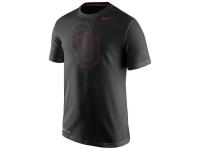 Men Oklahoma Sooners Nike Travel Dri-FIT T-Shirt - Black