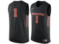 Men Oregon State Beavers #1 Nike Replica Jersey - Black