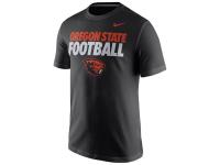 Men Oregon State Beavers Nike Practice T-Shirt - Black