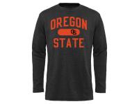 Men Oregon State Beavers Straight Out Long Sleeve Thermal T-Shirt - Black