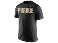 Men Purdue Boilermakers Nike Wordmark T-Shirt - Black
