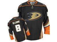 Men Reebok Anaheim Ducks #8 Teemu Selanne Premier Black Home NHL Jersey
