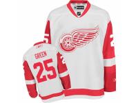 Men Reebok Detroit Red Wings #25 Mike Green Premier White Away NHL Jersey