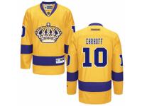 Men Reebok Los Angeles Kings #10 Christian Ehrhoff Premier Gold Alternate NHL Jersey