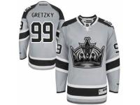 Men Reebok Los Angeles Kings #99 Wayne Gretzky Premier Grey 2014 Stadium Series NHL Jersey