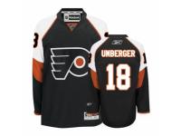 Men Reebok Philadelphia Flyers #18 R. J. Umberger Premier Black Third NHL Jersey