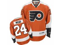 Men Reebok Philadelphia Flyers #24 Matt Read Premier Orange Home NHL Jersey